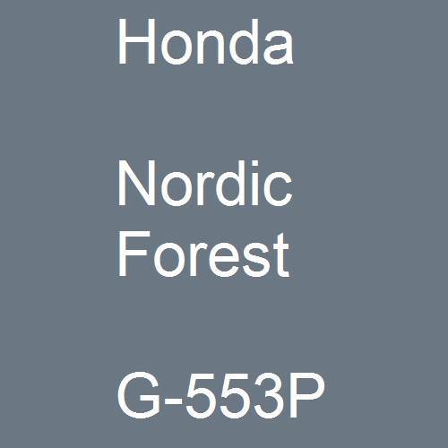 Honda, Nordic Forest, G-553P.